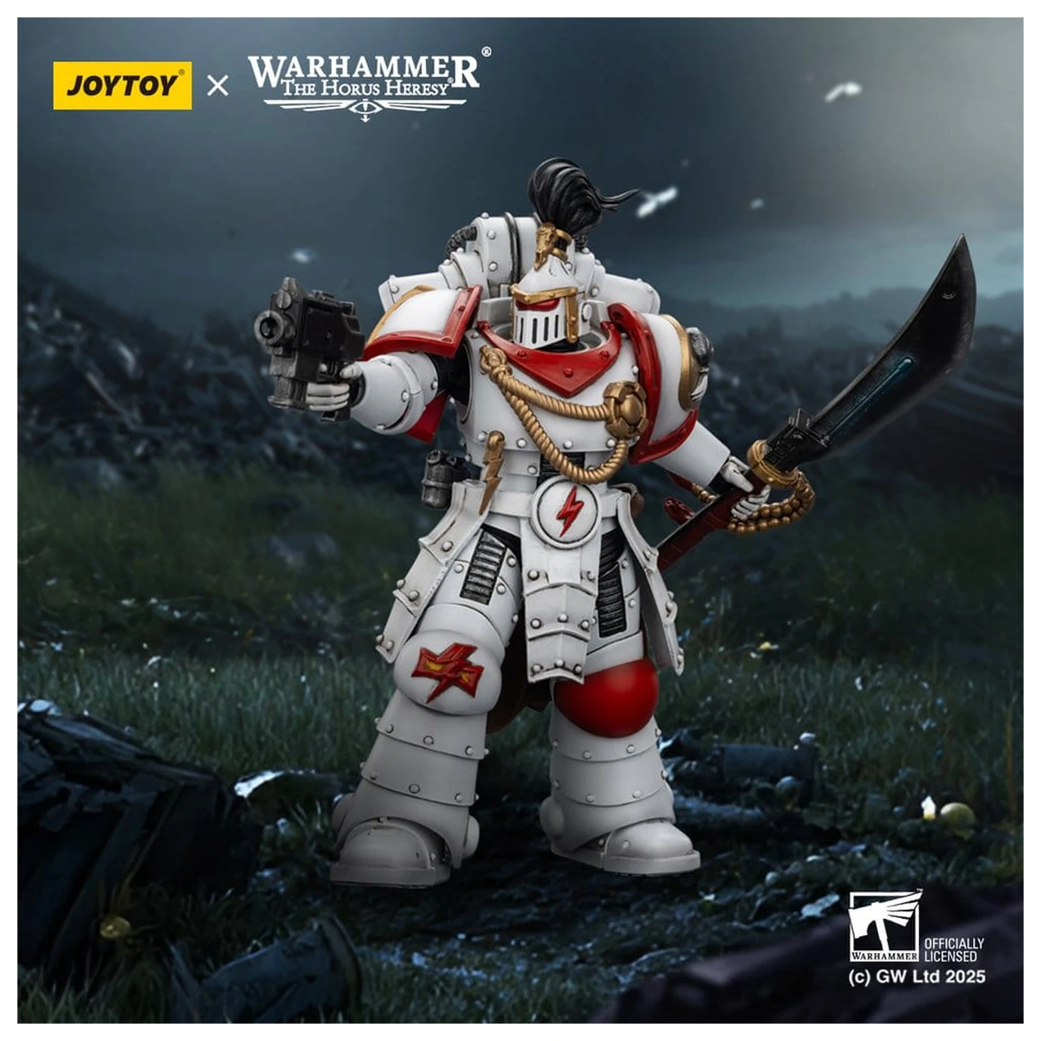 Warhammer The Horus Heresy White SVerdák Legion Praetor akciófigura 12 cm termékfotó
