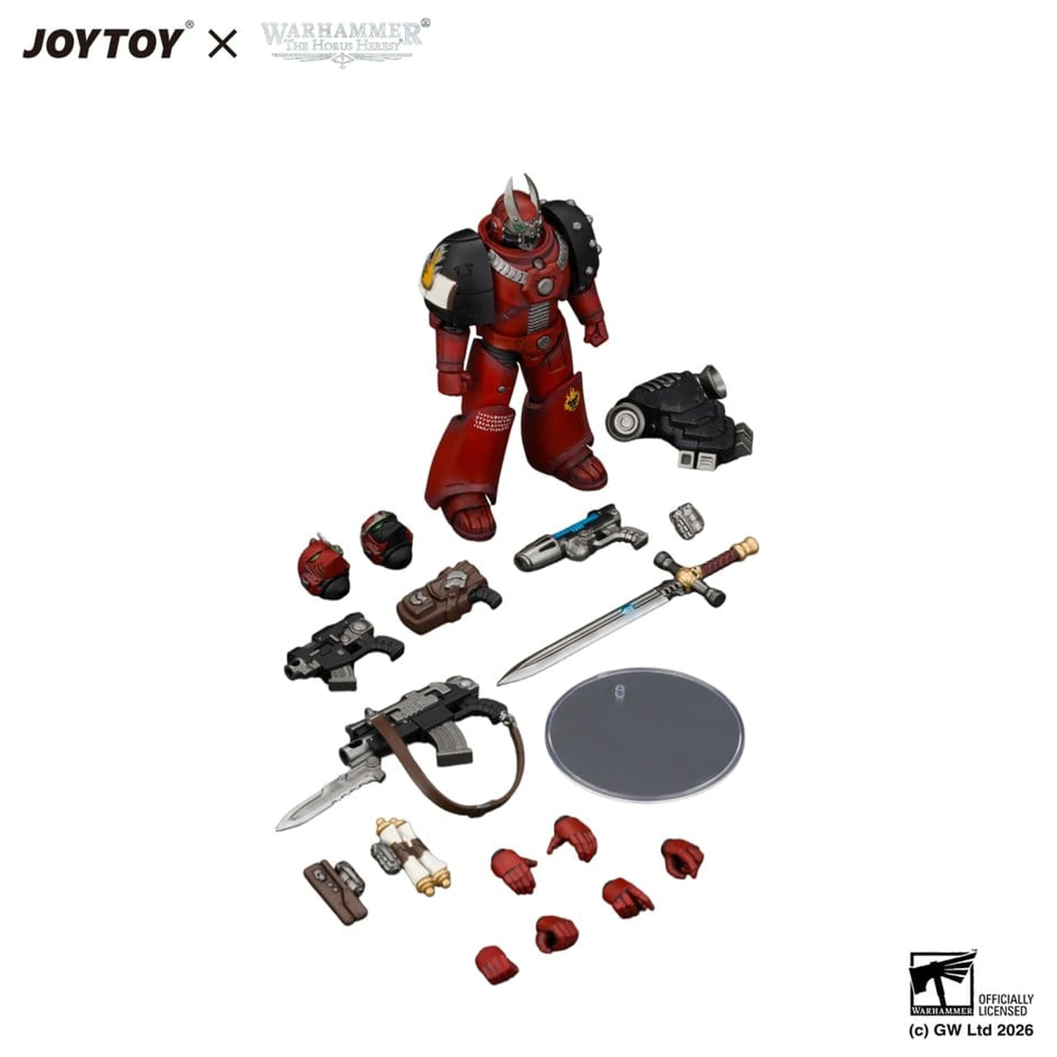 Warhammer The Horus Heresy Word Bearers MkVI Tactical Sergeant figura 12 cm termékfotó