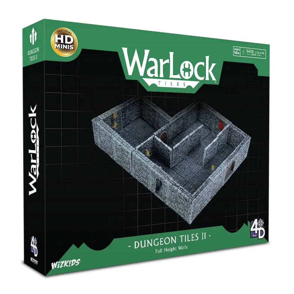 WarLock Tiles: Dungeon Tiles II - Full Height Stone Walls termékfotó