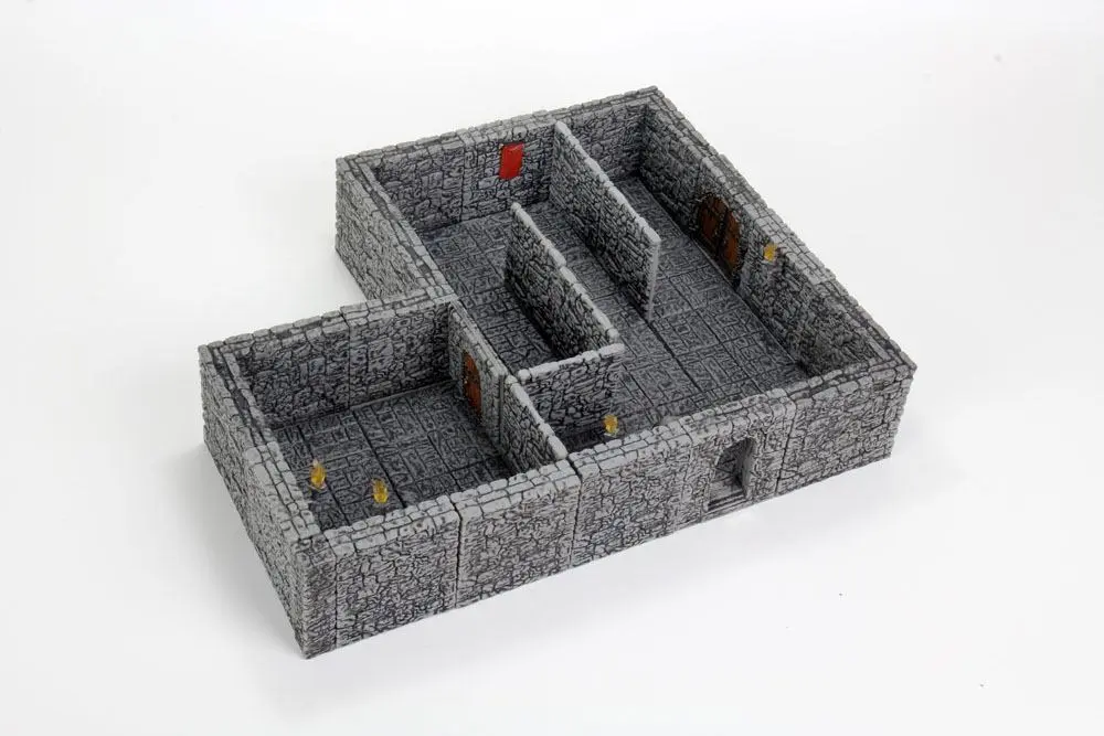 WarLock Tiles: Dungeon Tiles II - Full Height Stone Walls termékfotó