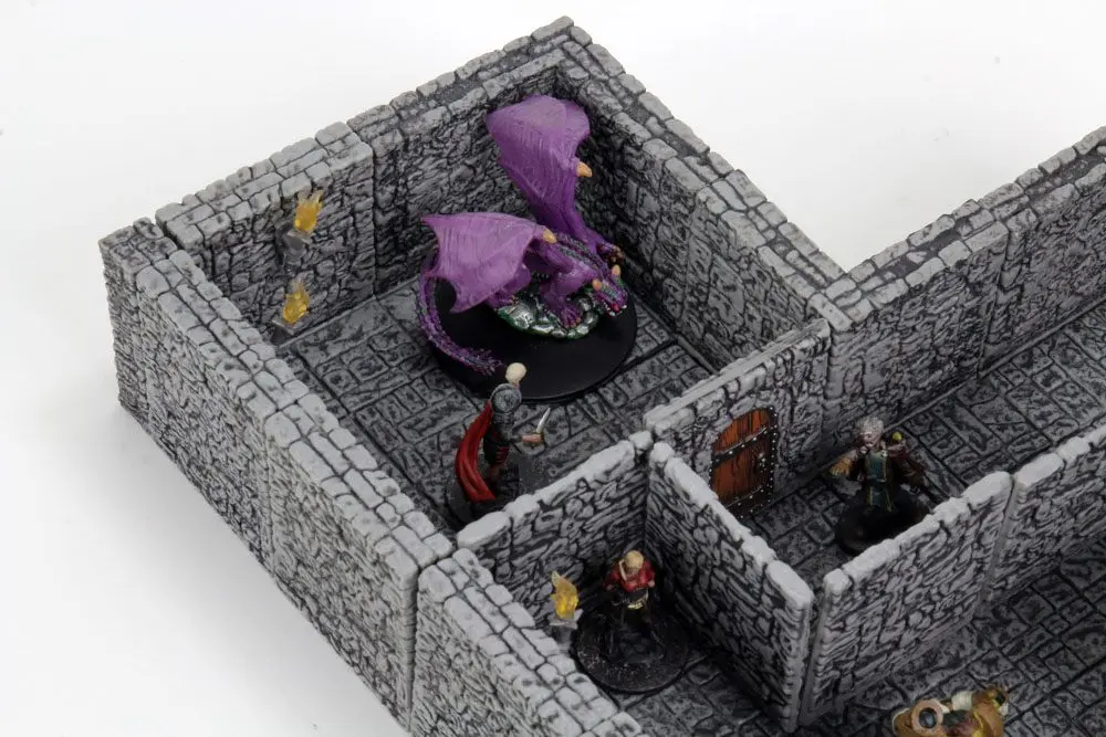 WarLock Tiles: Dungeon Tiles II - Full Height Stone Walls termékfotó