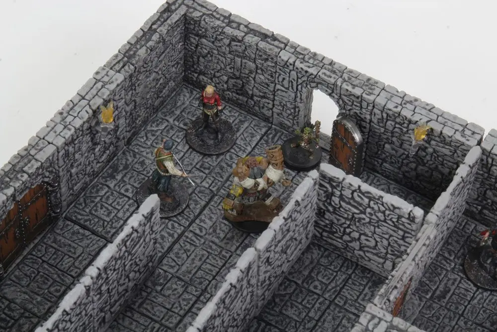 WarLock Tiles: Dungeon Tiles II - Full Height Stone Walls termékfotó