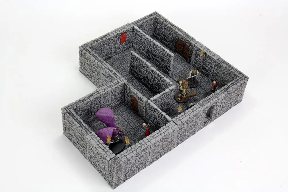 WarLock Tiles: Dungeon Tiles II - Full Height Stone Walls termékfotó