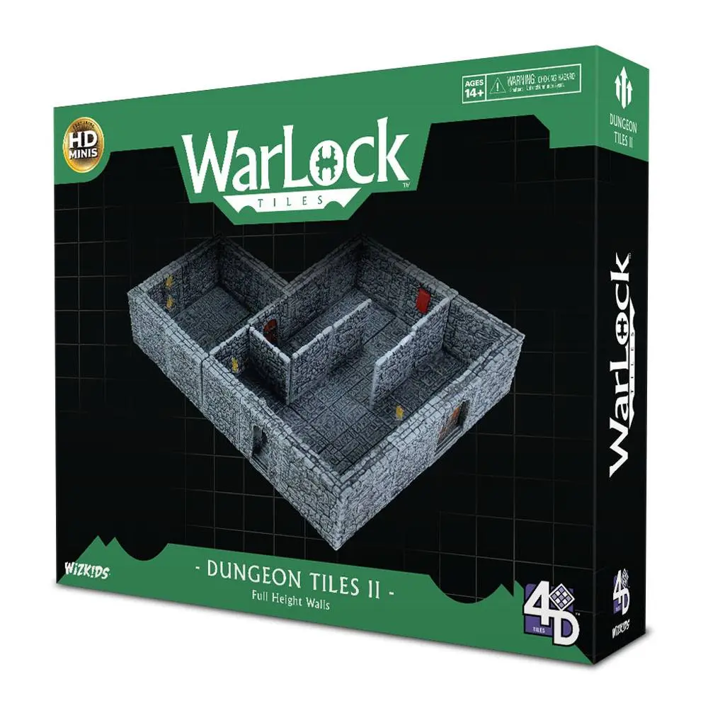 WarLock Tiles: Dungeon Tiles II - Full Height Stone Walls termékfotó