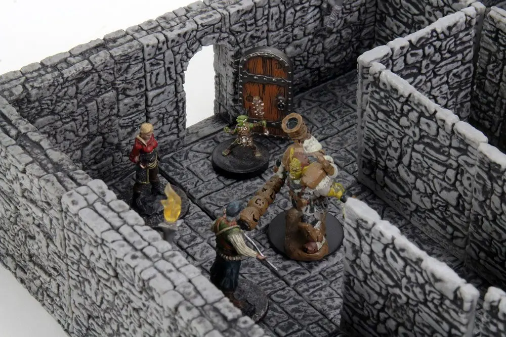 WarLock Tiles: Dungeon Tiles II - Full Height Stone Walls termékfotó
