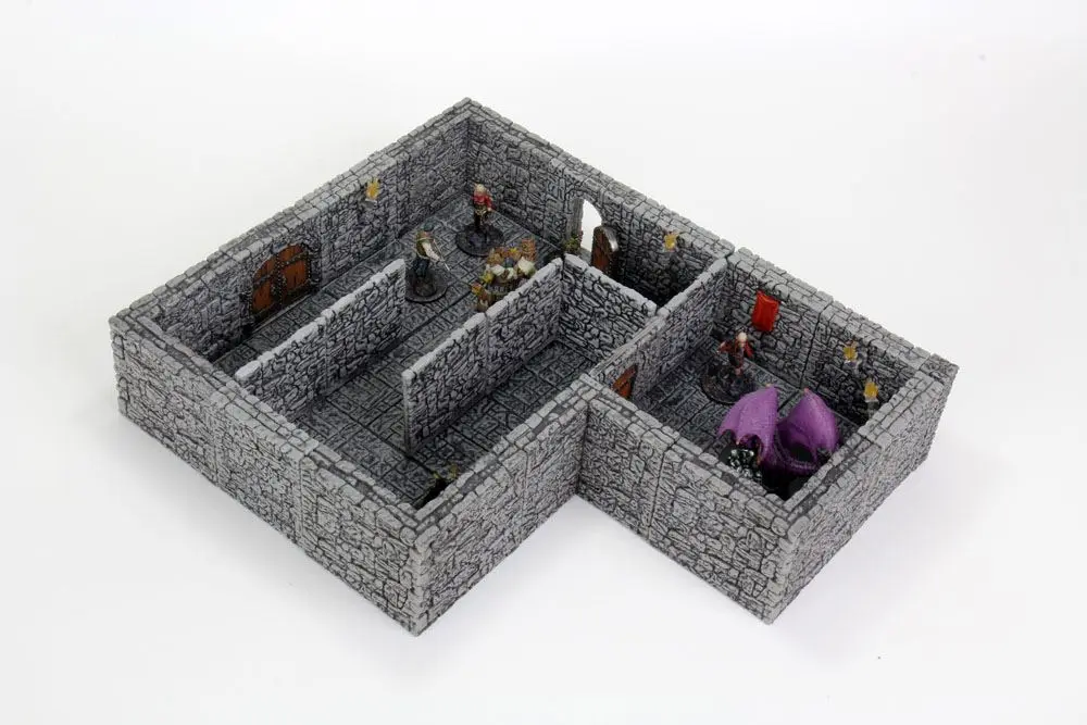 WarLock Tiles: Dungeon Tiles II - Full Height Stone Walls termékfotó