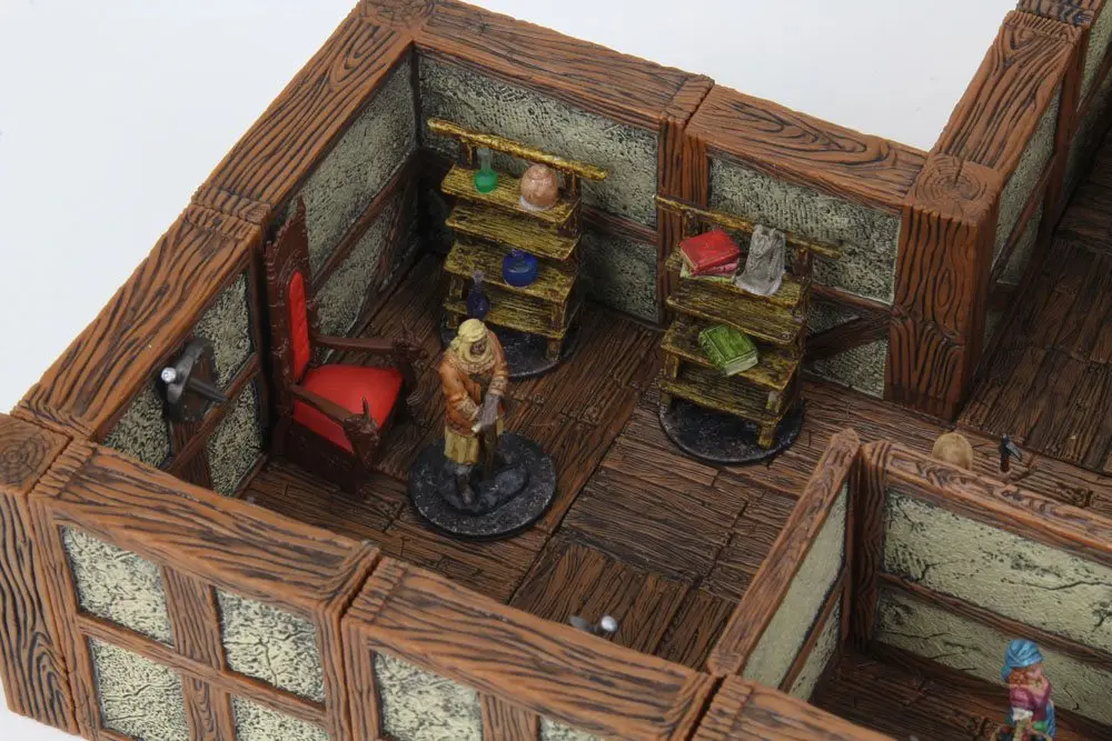 WarLock Tiles: Town &amp; Village II - Full Height Plaster Walls termékfotó