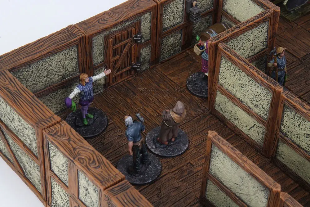 WarLock Tiles: Town &amp; Village II - Full Height Plaster Walls termékfotó