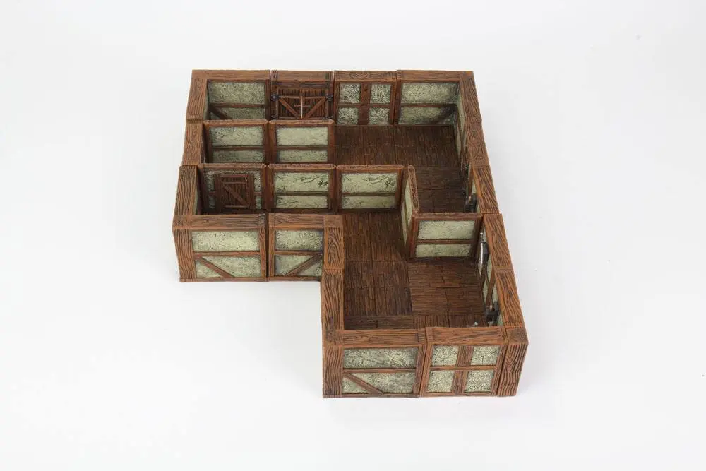 WarLock Tiles: Town &amp; Village II - Full Height Plaster Walls termékfotó
