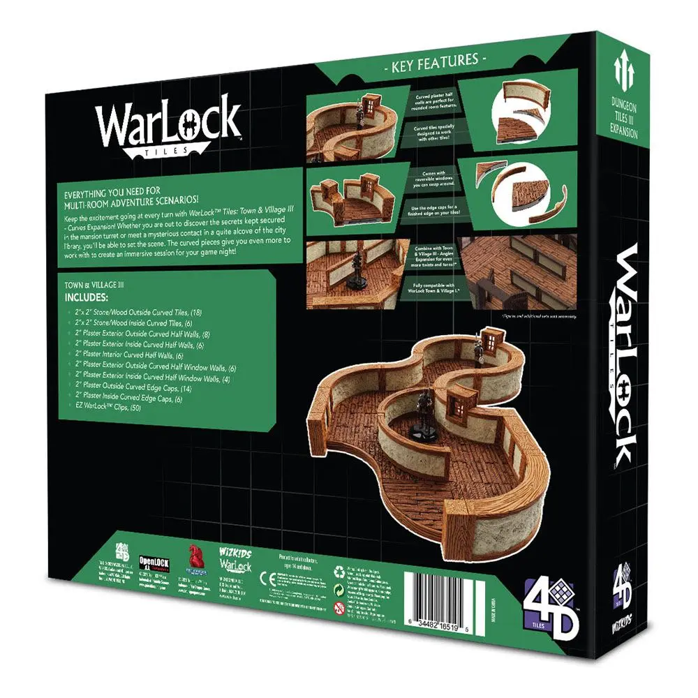 WarLock Tiles: Town &amp; Village III - Curves termékfotó