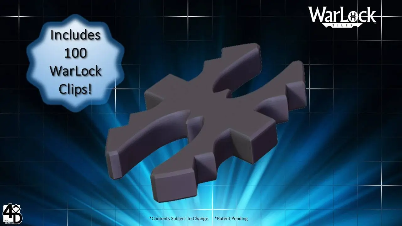 WarLock Tiles: WarLock Clips (100 darab) termékfotó
