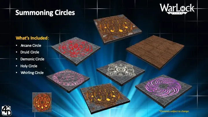 WarLock™ Tiles: Summoning Circles termékfotó