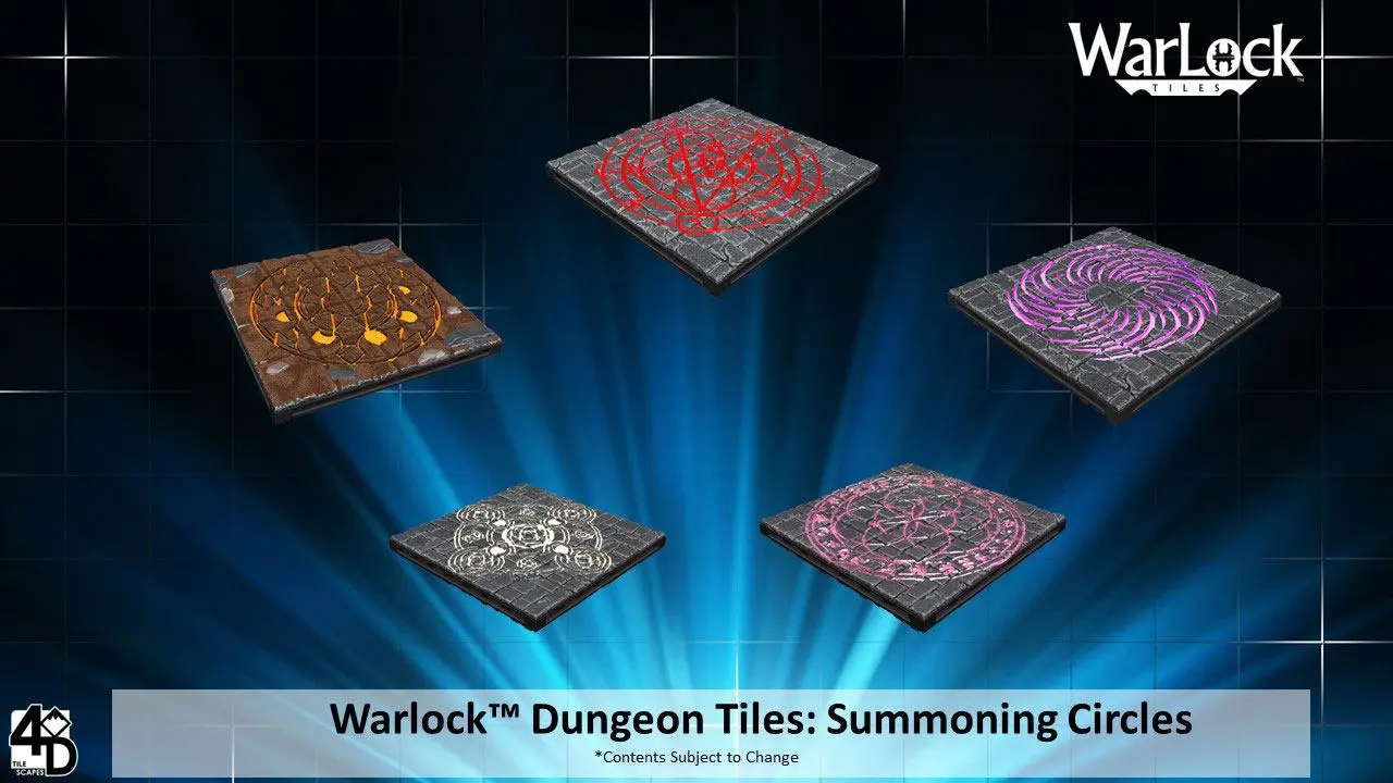 WarLock™ Tiles: Summoning Circles termékfotó