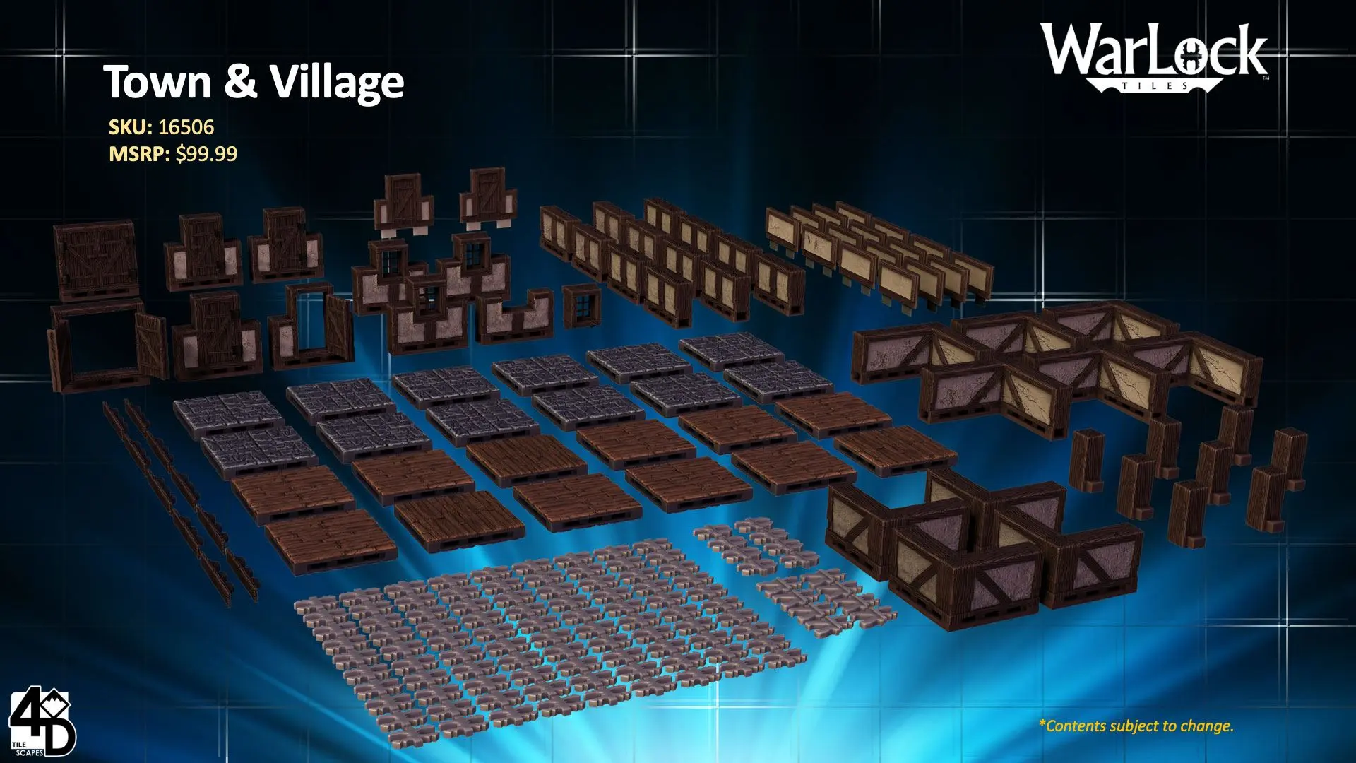 WarLock™ Tiles: Town &amp; Village termékfotó