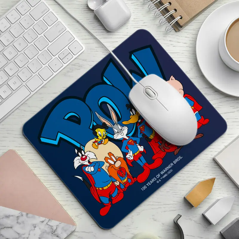 Warner Bros 100th Anniversary Looney Tunes Superman egérpad termékfotó