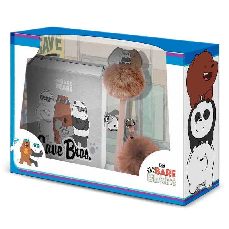 We Bare Bears keményfedeles füzet + toll + pompon termékfotó