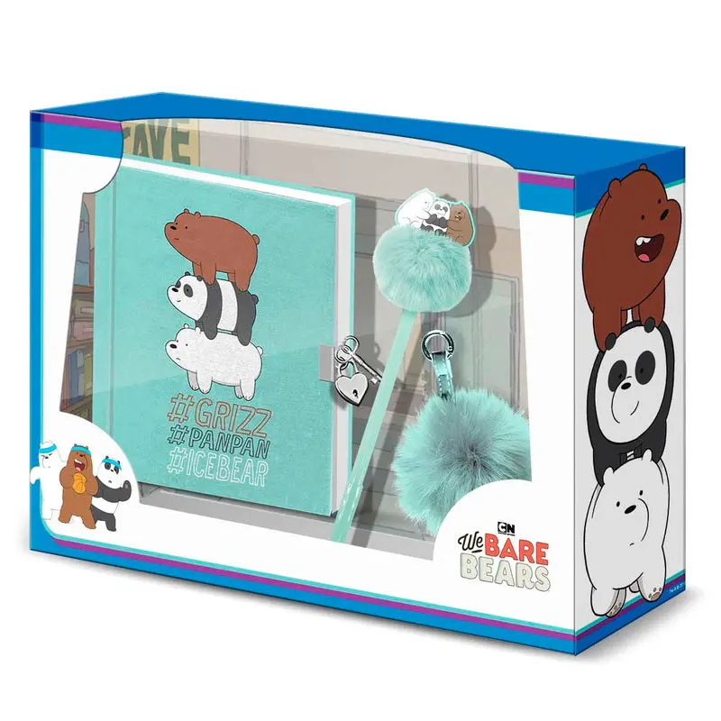 We Bare Bears keményfedeles füzet + toll + pompon termékfotó