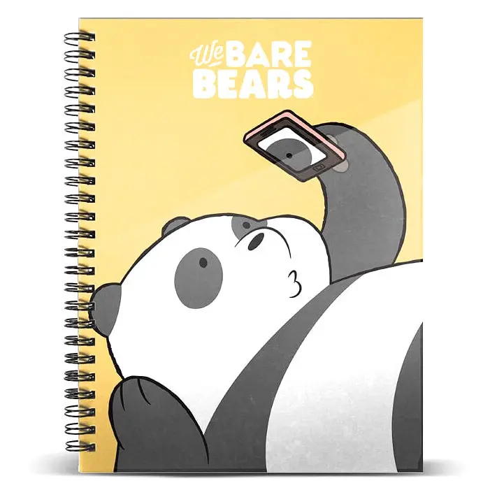We Bare Bears Panda Bear A4es jegyzetfüzet termékfotó