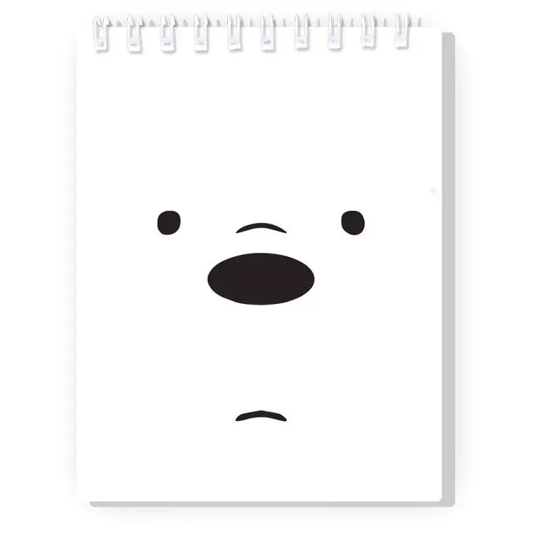 We Bare Bears Polar Bear jegyzetfüzet termékfotó