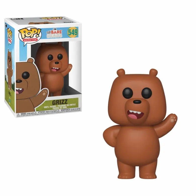 We Bare Bears POP! Animation Vinyl figura Grizzly 9 cm termékfotó