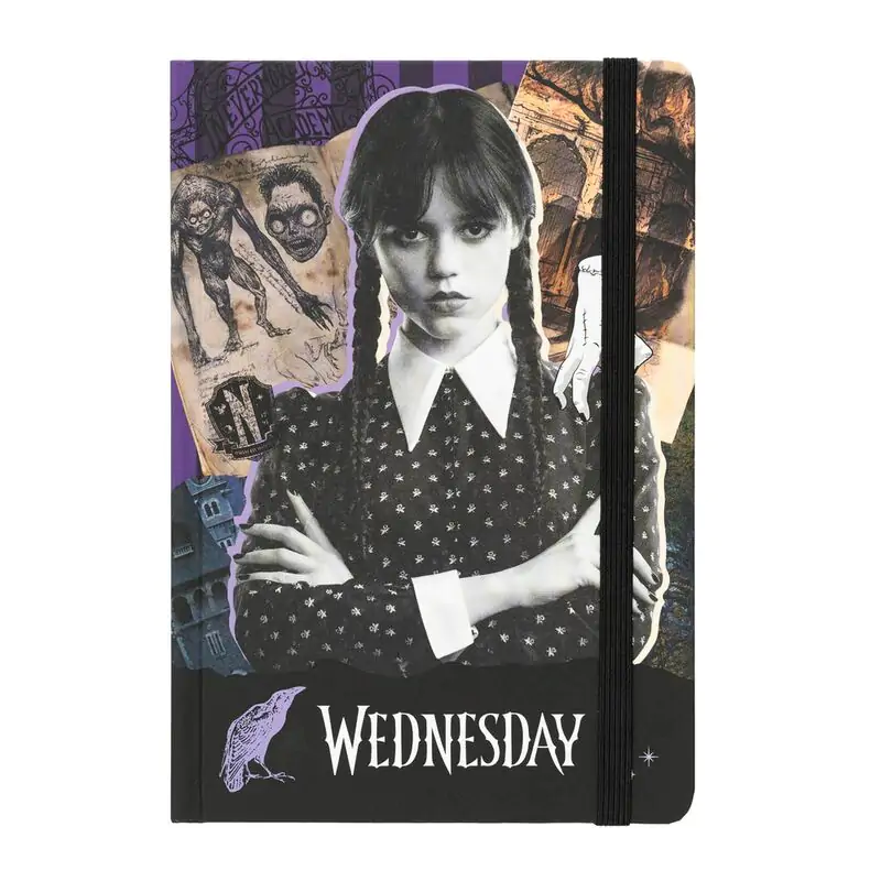 Wednesday Addams A5 jegyzetfüzet termékfotó