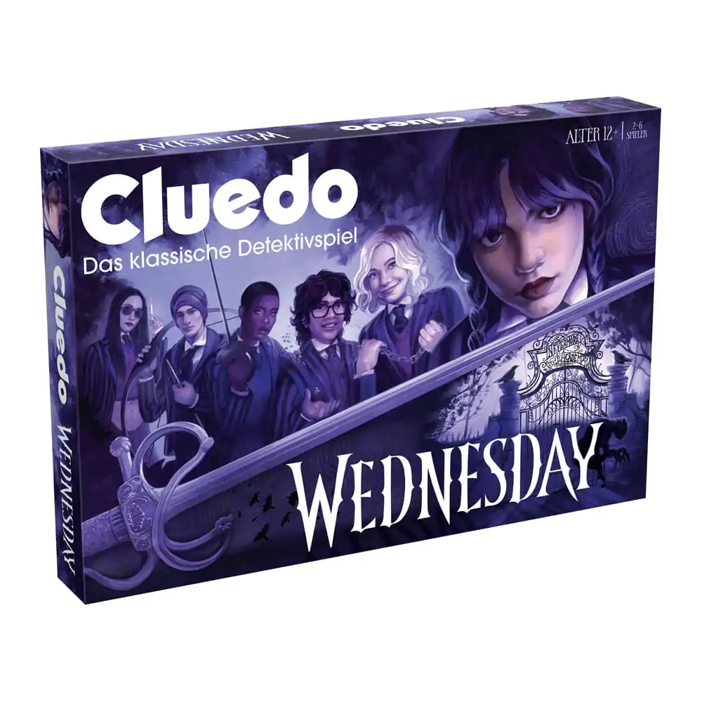 Wednesday Clue német nyelvű társasjáték termékfotó