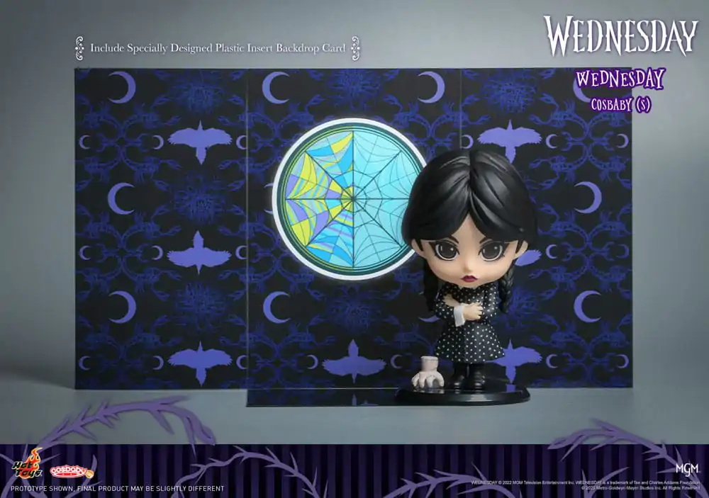 Wednesday Cosbaby (S) Mini figura Wednesday Addams 11 cm termékfotó