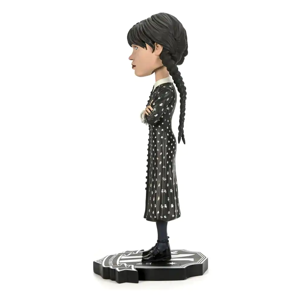 Wednesday Head Knocker Bobble-Head figura Wednesday Addams 21 cm termékfotó