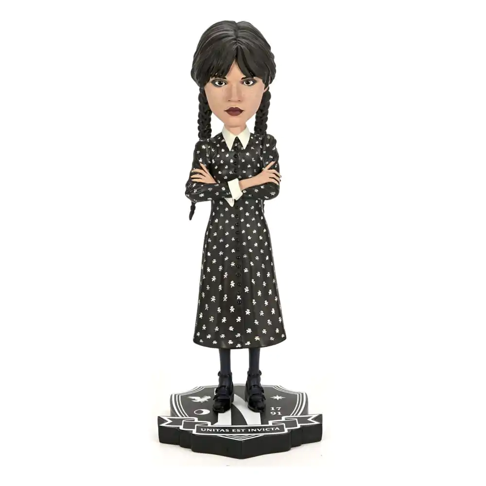 Wednesday Head Knocker Bobble-Head figura Wednesday Addams 21 cm termékfotó