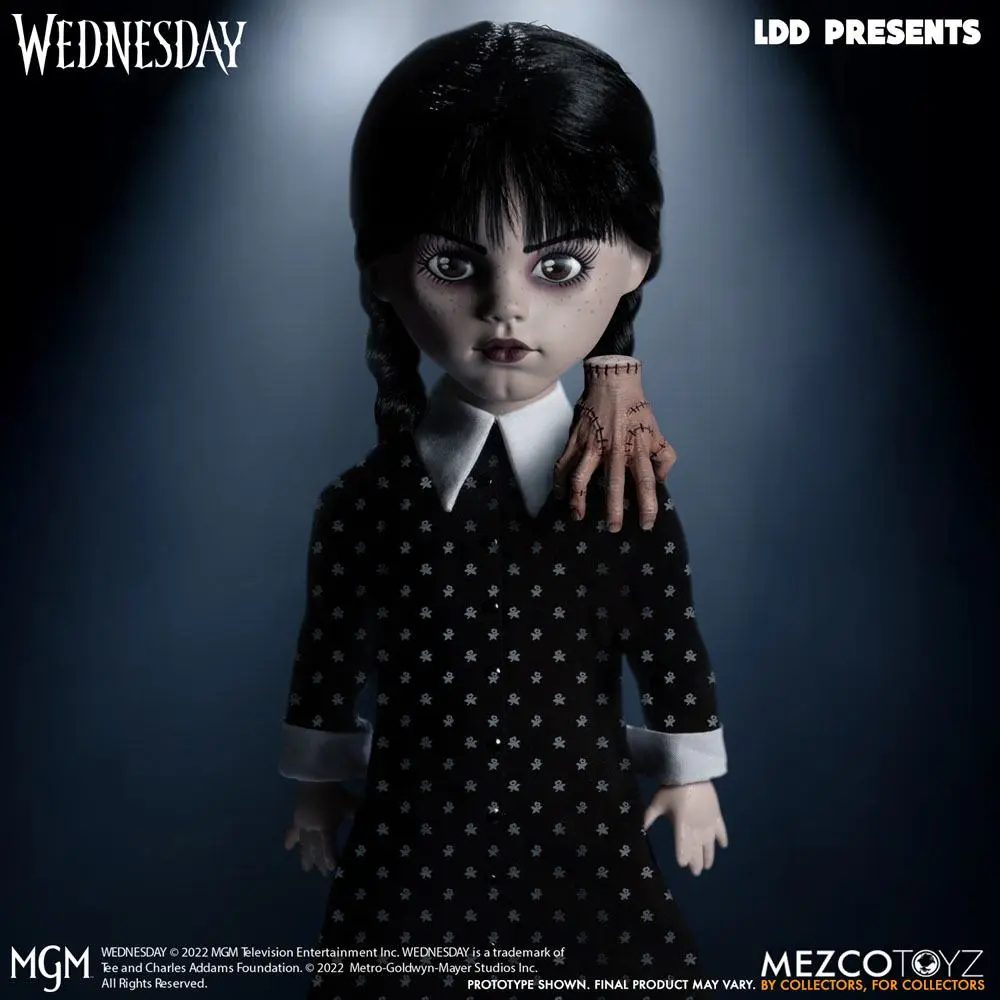 Wednesday Living Dead Doll Wednesday Addams figura 25 cm termékfotó