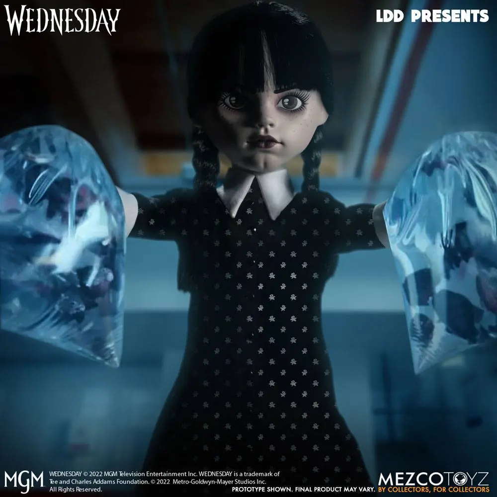 Wednesday Living Dead Doll Wednesday Addams figura 25 cm termékfotó