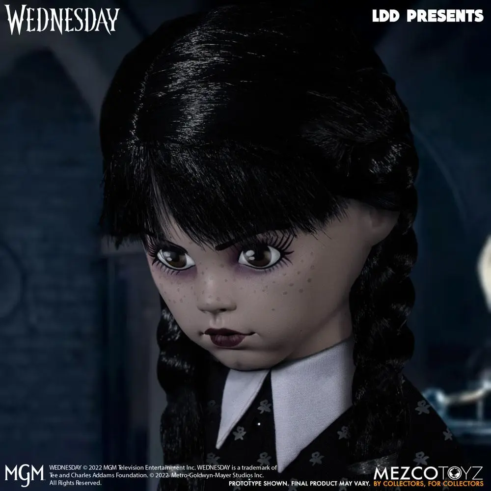 Wednesday Living Dead Doll Wednesday Addams figura 25 cm termékfotó