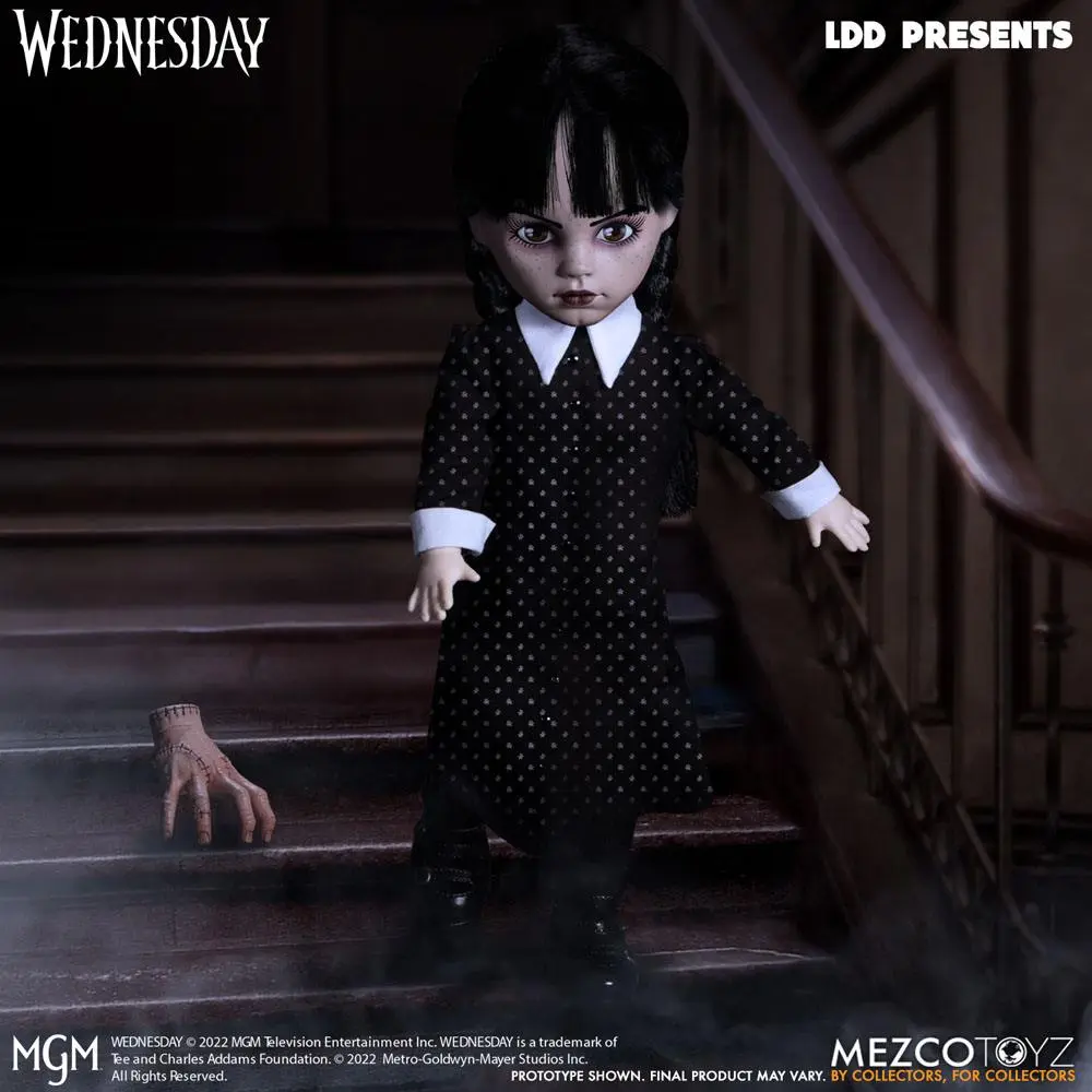 Wednesday Living Dead Doll Wednesday Addams figura 25 cm termékfotó