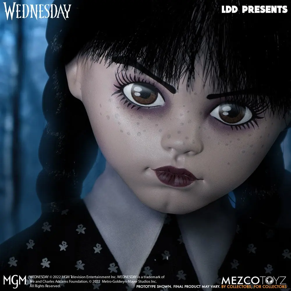 Wednesday Living Dead Doll Wednesday Addams figura 25 cm termékfotó