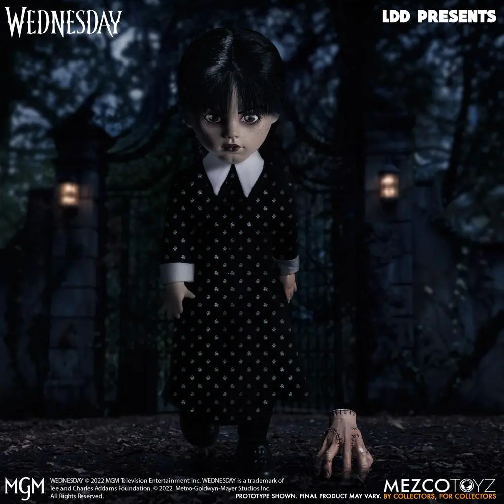 Wednesday Living Dead Doll Wednesday Addams figura 25 cm termékfotó