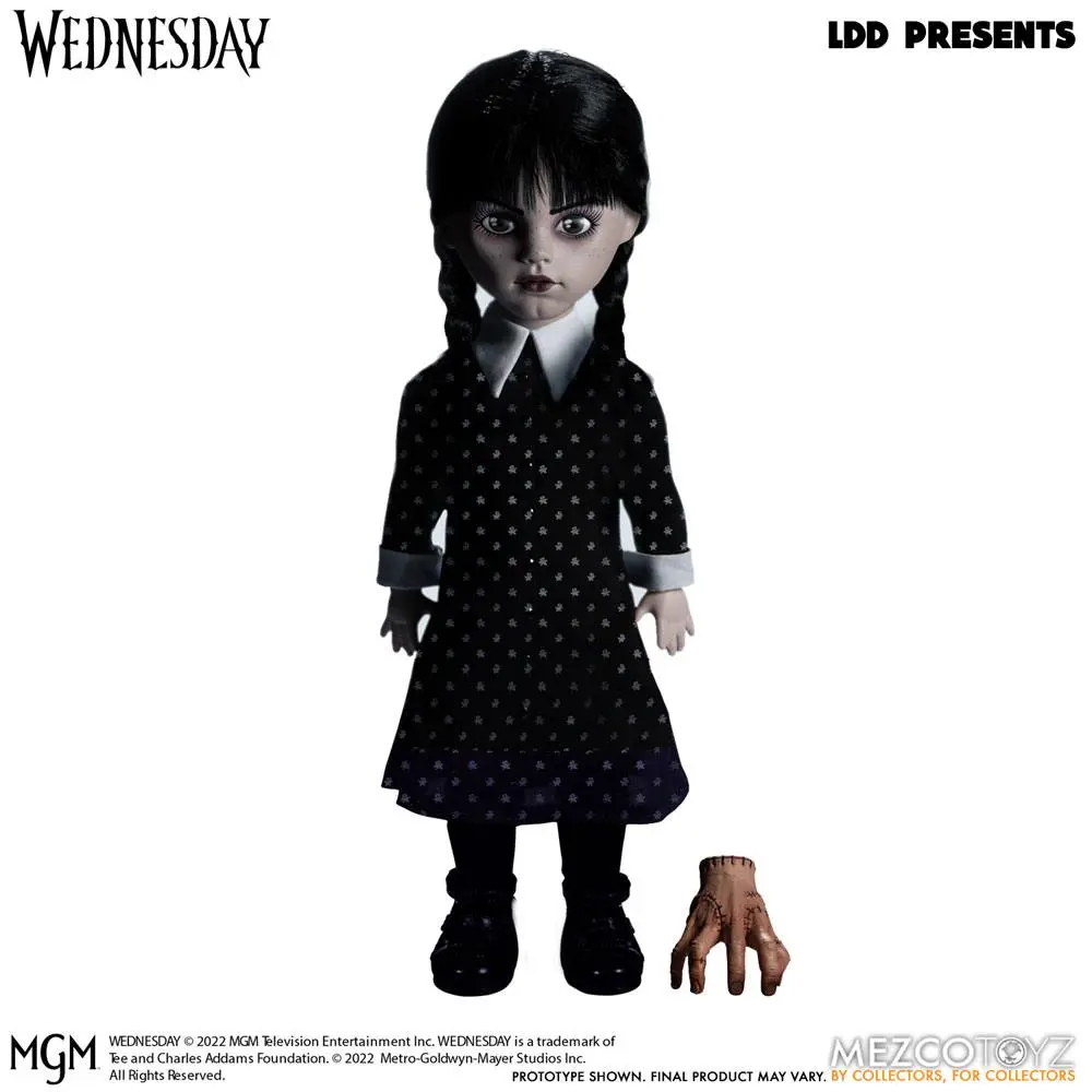 Wednesday Living Dead Doll Wednesday Addams figura 25 cm termékfotó