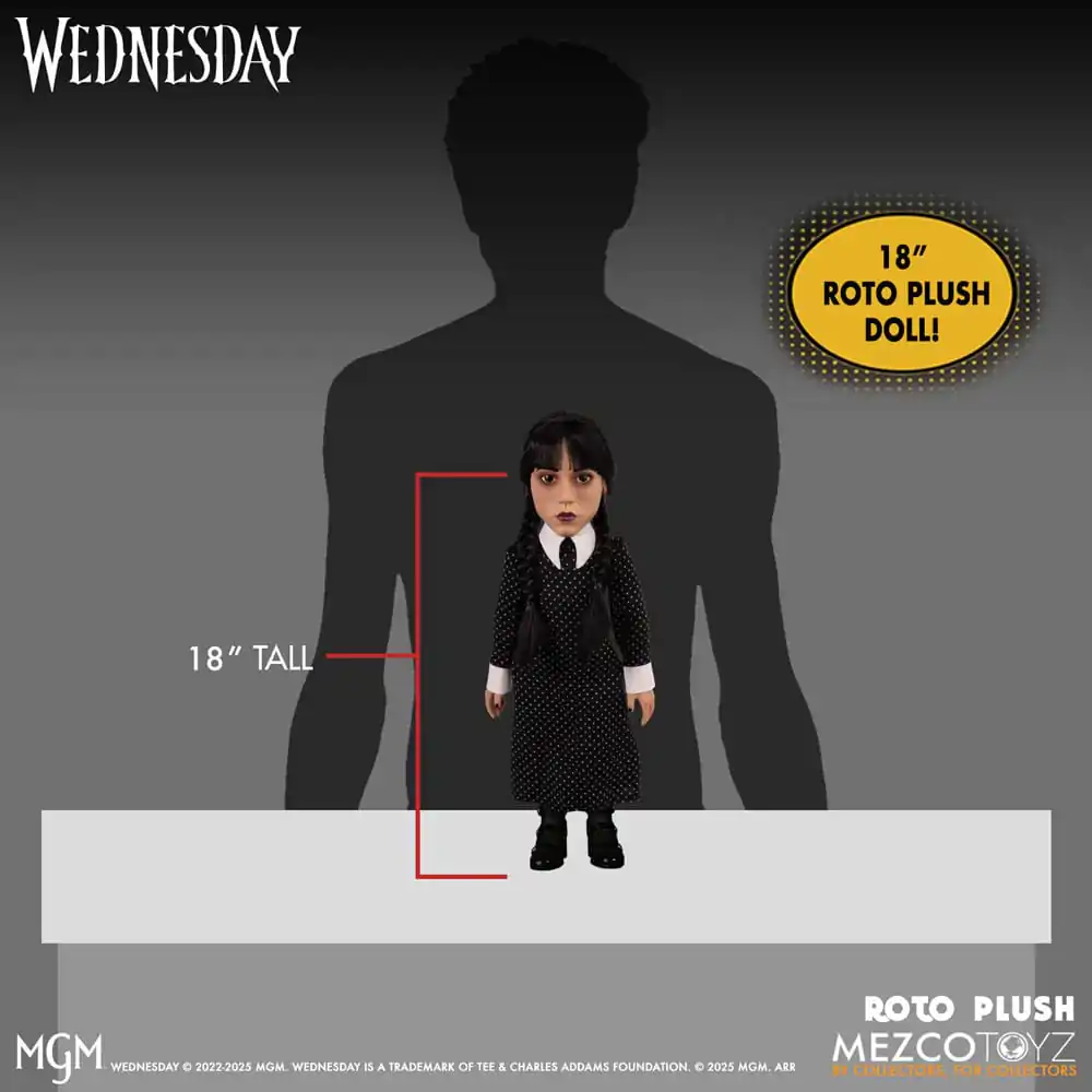 Wednesday MDS Roto Wednesday plüss figura 46 cm termékfotó