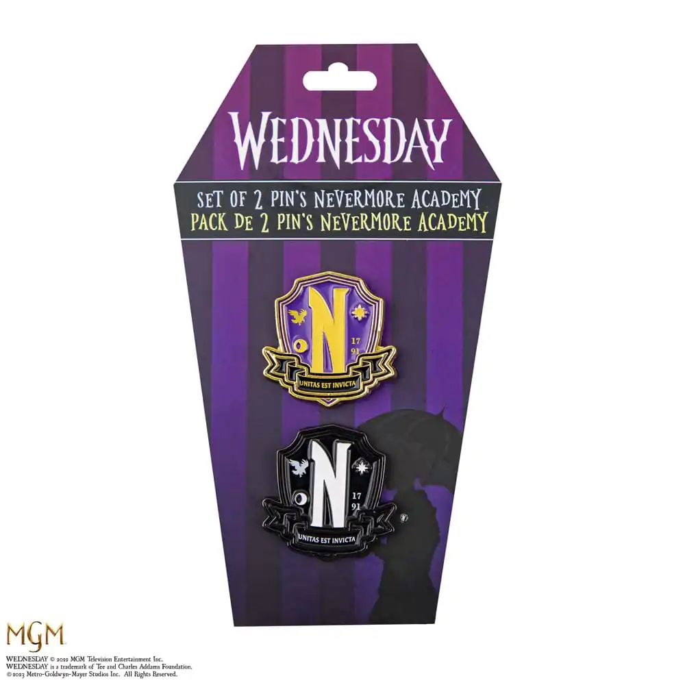 Wednesday Pins 2-Pack Nevermore Academy termékfotó