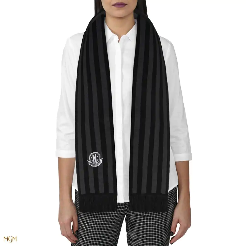 Wednesday Scarf Nevermore Academy Black 190 cm termékfotó