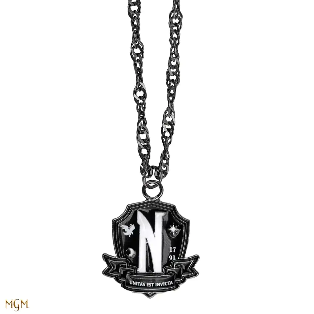 Wednesday Necklace with Pendant Nevermore Academy Black termékfotó