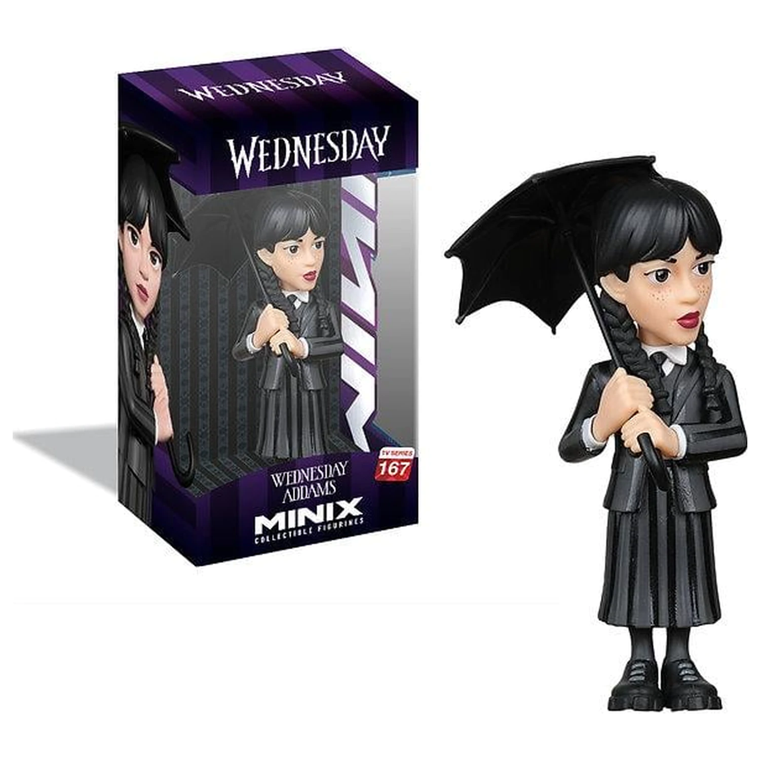 Wednesday Wednesday Addams with umbrella figura Minix 12cm termékfotó