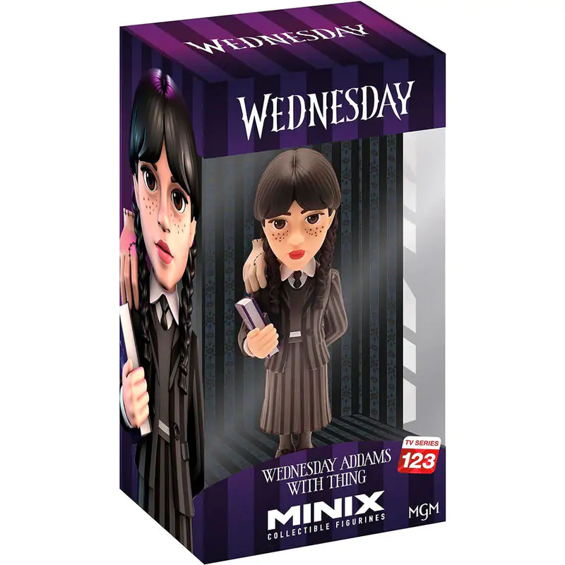 Wednesday - Wednesday and Thing Minix figura 12cm termékfotó