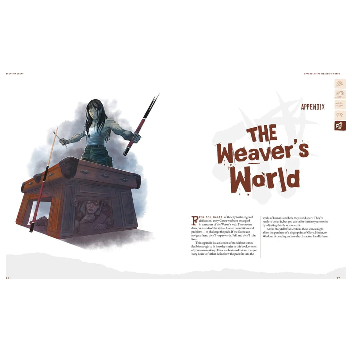 Werewolf: The Apocalypse 5th Edition RPG book Scent of Decay Chronicle angol nyelvű termékfotó