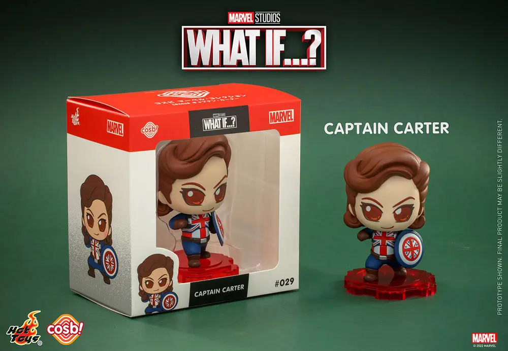 What If...? Cosbi Mini figura Captain Carter 8 cm termékfotó