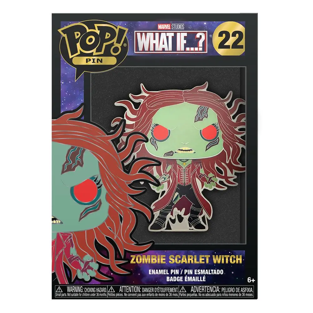 What If...? Funko POP! Enamel Pin Zombie Wanda Maximoff 10 cm termékfotó