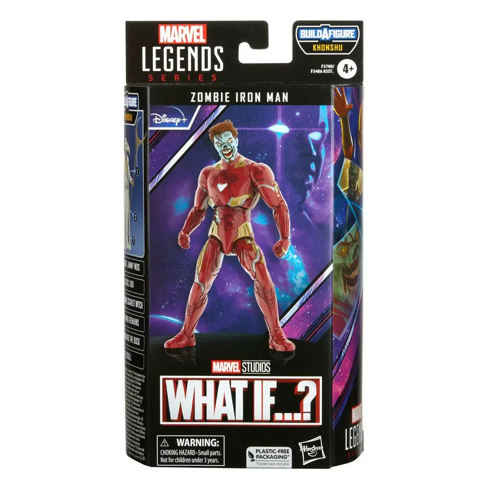 What If...? Marvel Legends Khonshu BAF: Zombie Iron Man akciófigura 15 cm termékfotó