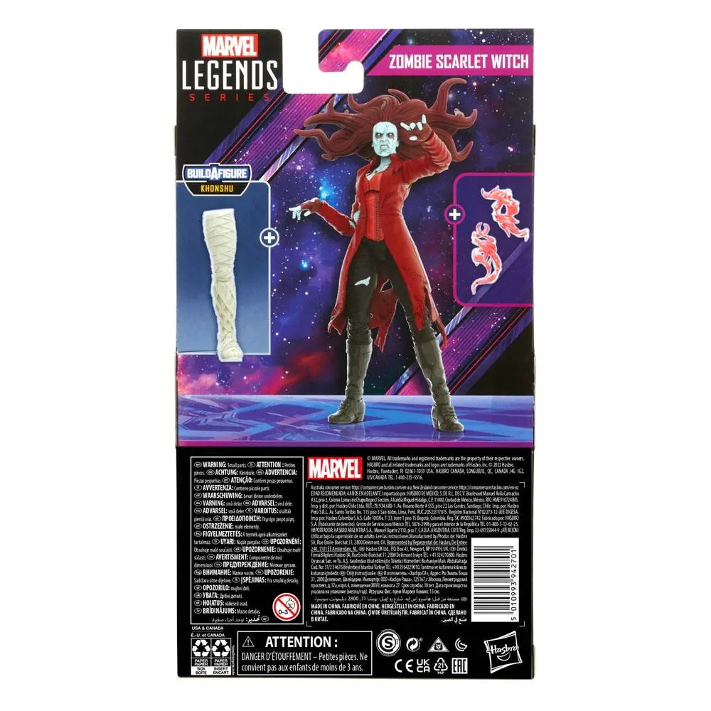 What If...? Marvel Legends Khonshu BAF: Zombie Scarlet Witch akciófigura 15 cm termékfotó
