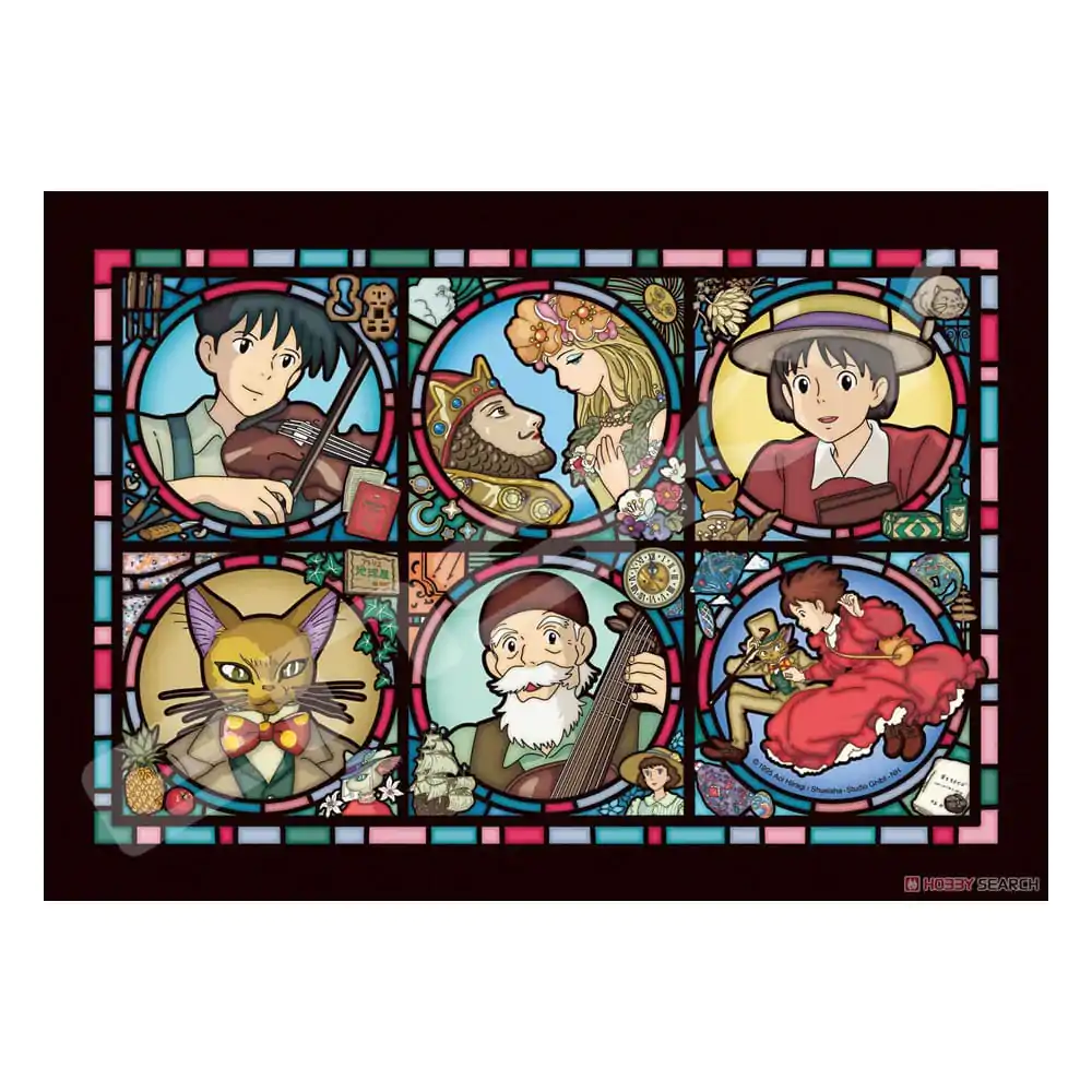Whisper of the Heart Stained Glass Characters Gallery puzzle (208 darab) termékfotó