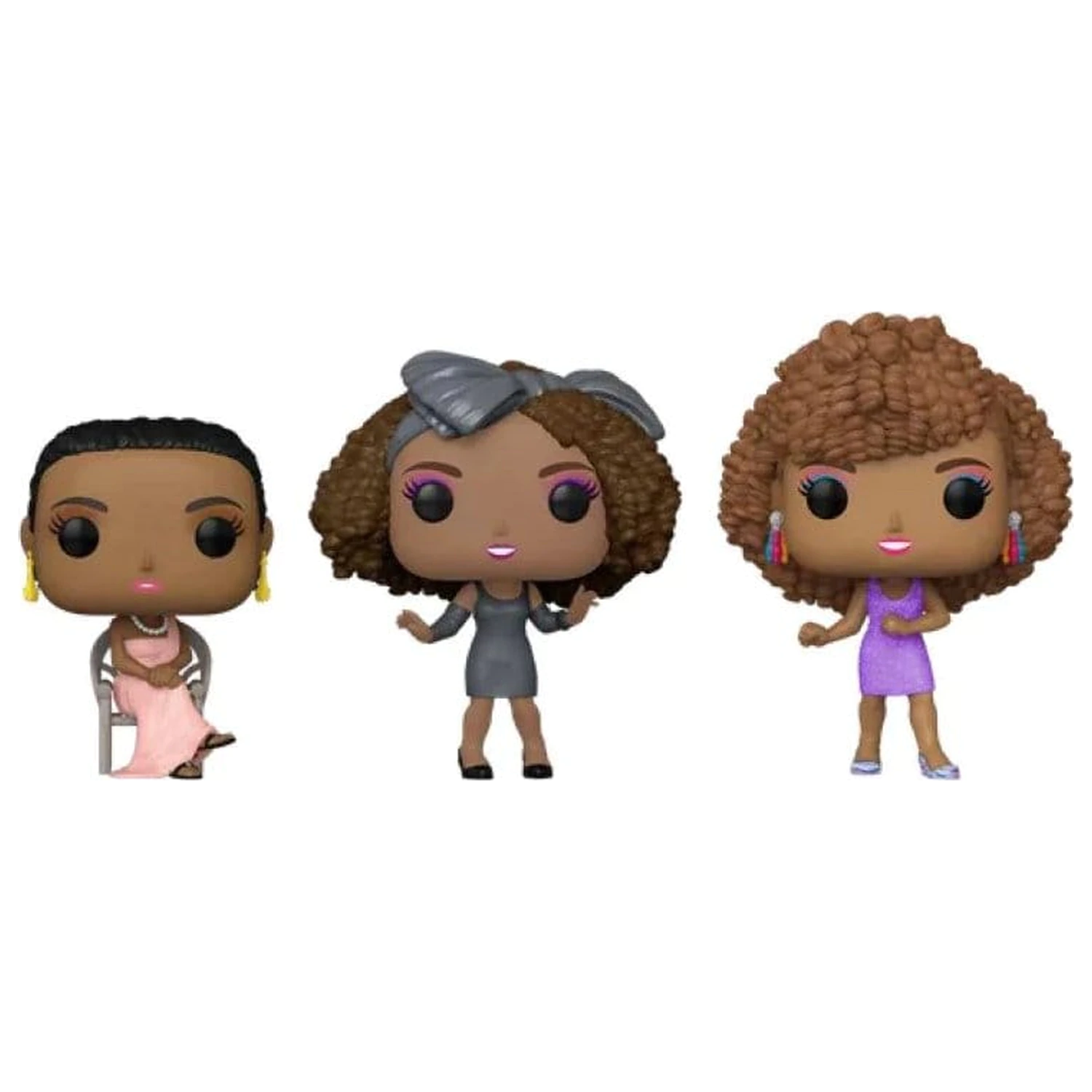 Whitney Houston Funko POP! Icons 3 db-os Vinyl figura csomag Exkluzív Edition 9 cm termékfotó