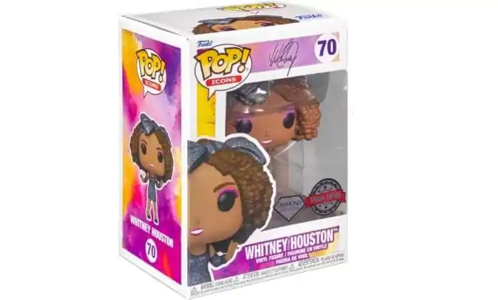 Whitney Houston Funko POP! Icons Vinyl figura Whitney Houston(HWIK)(DGLT) Exkluzív 9 cm termékfotó